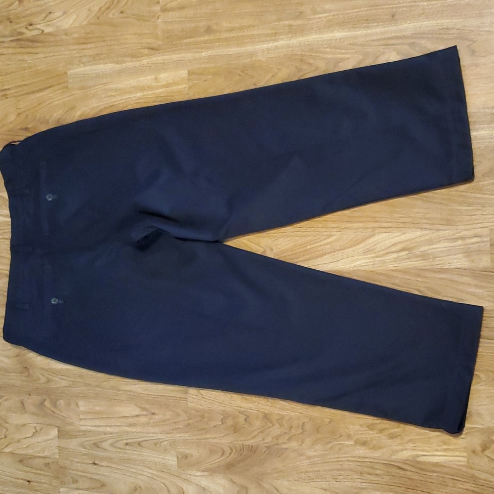 Lands End Men's Traditional Fit Plain Front Chino Pants Navy Size 36 x 28 - Picture 10 of 13
